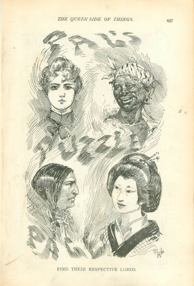 Buchumschlag mit dem Titel "Die queere Seite der Dinge", der vier illustrierte Frauenköpfe zeigt.